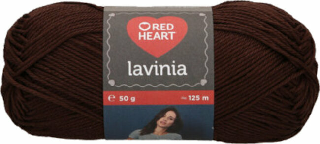 Przędza dziewiarska Red Heart Lavinia 00014 Dark Brown