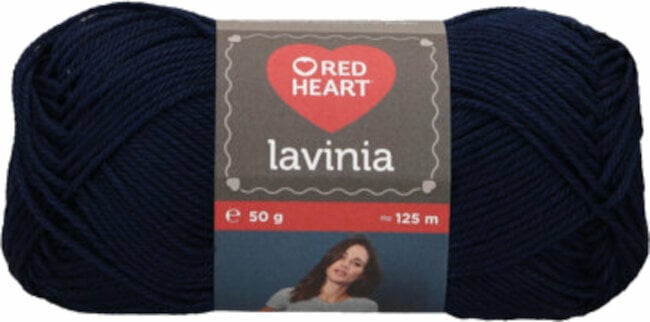 Knitting Yarn Red Heart Lavinia 00015 Navy Knitting Yarn