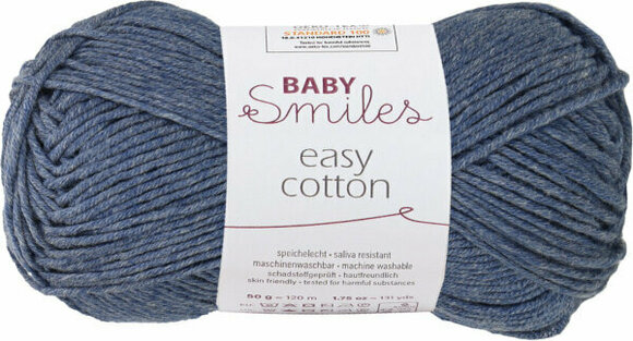 Hilo de tejer Schachenmayr Baby Smiles Easy Cotton 01050 Marine Hilo de tejer - 1