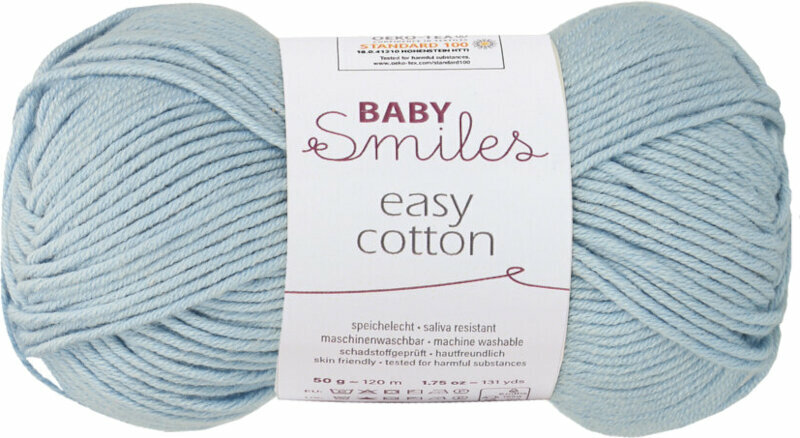 Pletací příze Schachenmayr Baby Smiles Easy Cotton 01054 Light Blue Pletací příze