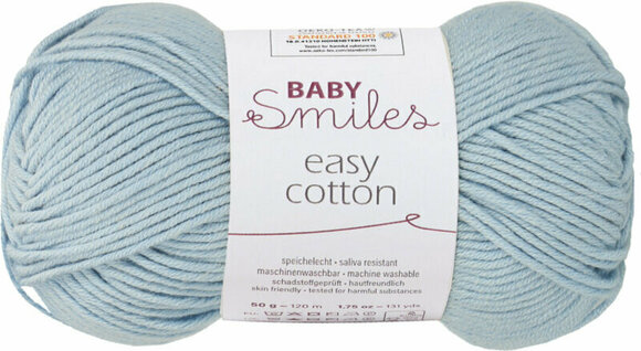 Pletací příze Schachenmayr Baby Smiles Easy Cotton 01054 Light Blue Pletací příze - 1