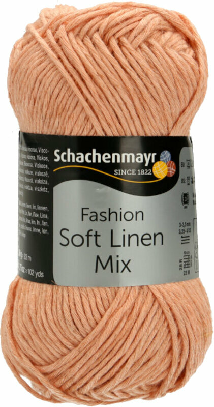 Kötőfonal Schachenmayr Soft Linen Mix 00023 Apricot