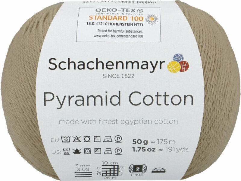 Przędza dziewiarska Schachenmayr Pyramid Cotton 00005 Beige