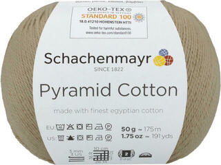 Fire de tricotat Schachenmayr Pyramid Cotton 00005 Beige Fire de tricotat