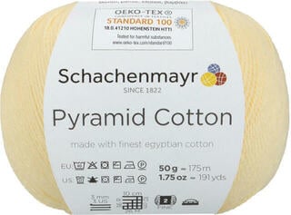 Filati per maglieria Schachenmayr Pyramid Cotton 00022 Vanilla Filati per maglieria