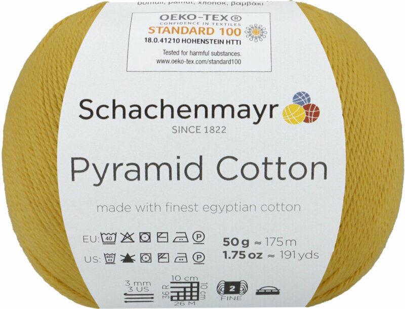 Pletacia priadza Schachenmayr Pyramid Cotton 00023 Corn Pletacia priadza
