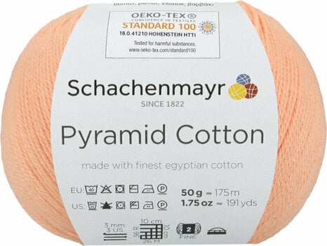 Плетива прежда Schachenmayr Pyramid Cotton 00024 Apricot - 1