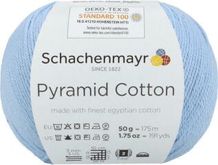 Fire de tricotat Schachenmayr Pyramid Cotton 00052 Light Blue Fire de tricotat
