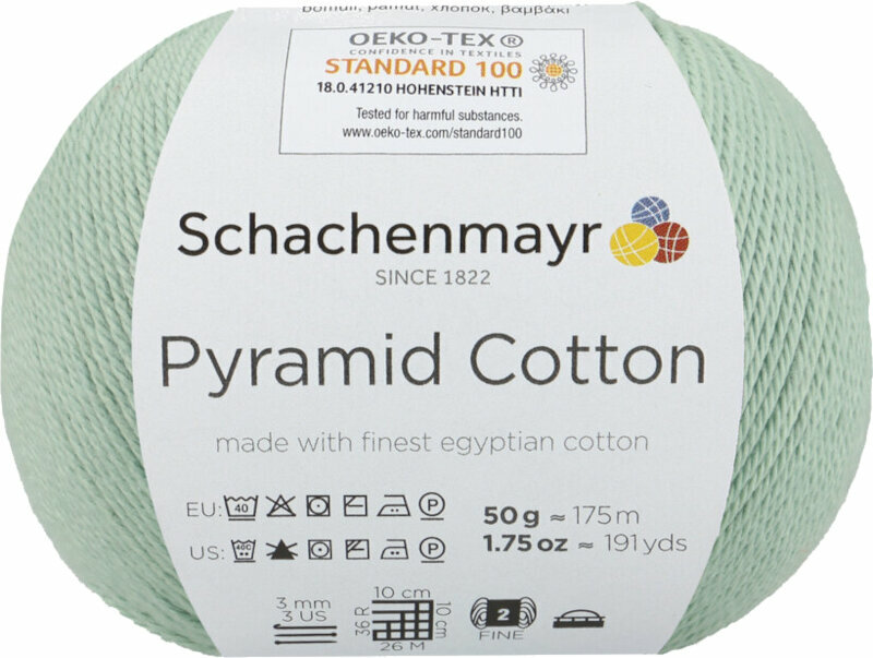 Knitting Yarn Schachenmayr Pyramid Cotton 00072 Reseda