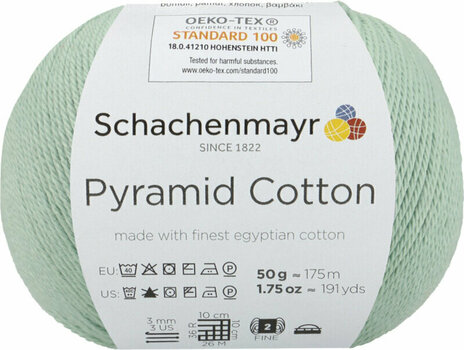 Pletacia priadza Schachenmayr Pyramid Cotton 00072 Reseda - 1