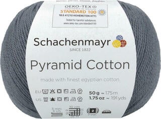 Filati per maglieria Schachenmayr Pyramid Cotton 00092 Graphite Filati per maglieria