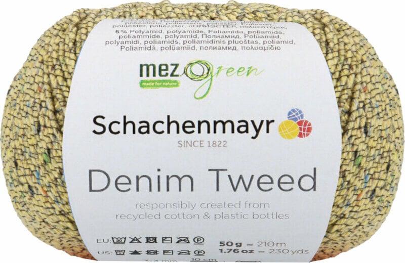 Fios para tricotar Schachenmayr Denim Tweed 00020 Primrose
