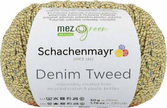 Fios para tricotar Schachenmayr Denim Tweed 00020 Primrose - 1