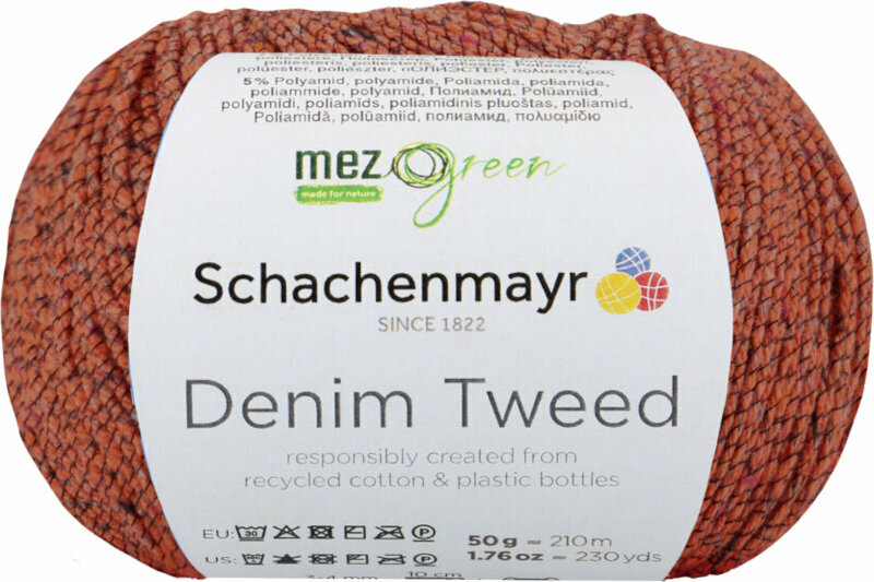 Pređa za pletenje Schachenmayr Denim Tweed 00025 Papaya