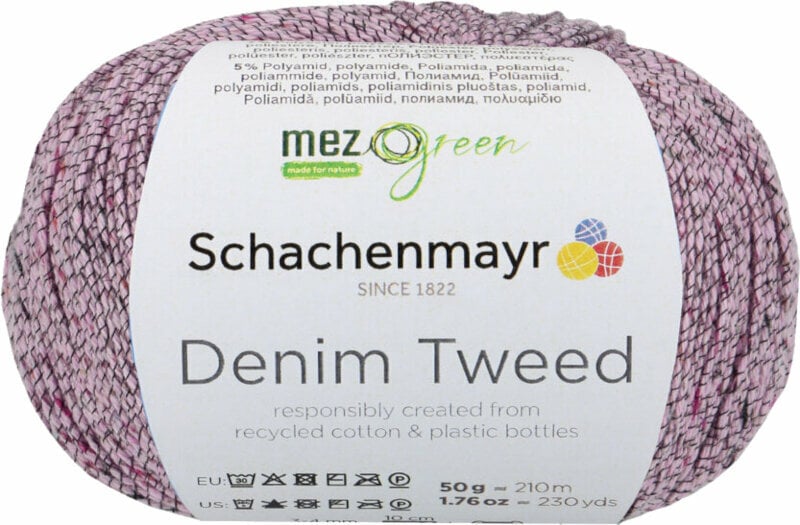 Fil à tricoter Schachenmayr Denim Tweed 00035 Pink