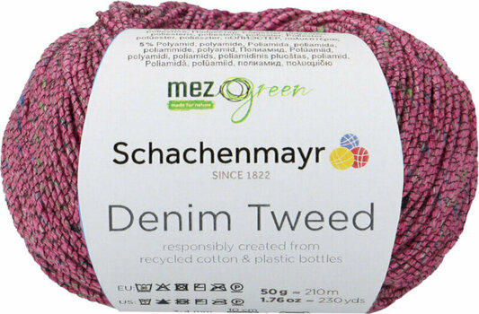 Hilo de tejer Schachenmayr Denim Tweed 00036 Pink Hilo de tejer - 1