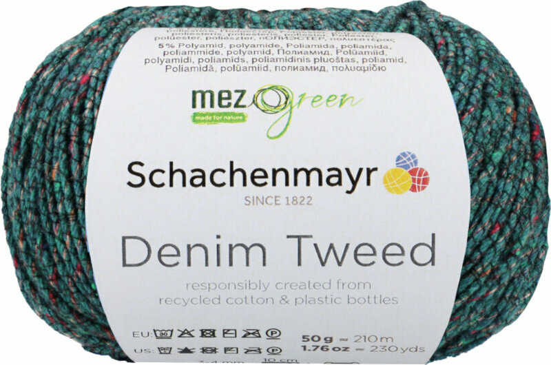 Fire de tricotat Schachenmayr Denim Tweed 00071 Emerald