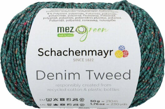 Pletacia priadza Schachenmayr Denim Tweed 00071 Emerald - 1