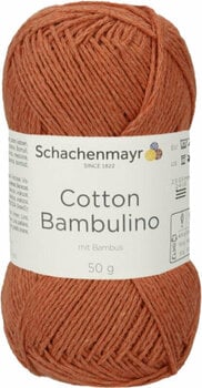 Fil à tricoter Schachenmayr Cotton Bambulino 00012 Terracotta - 1