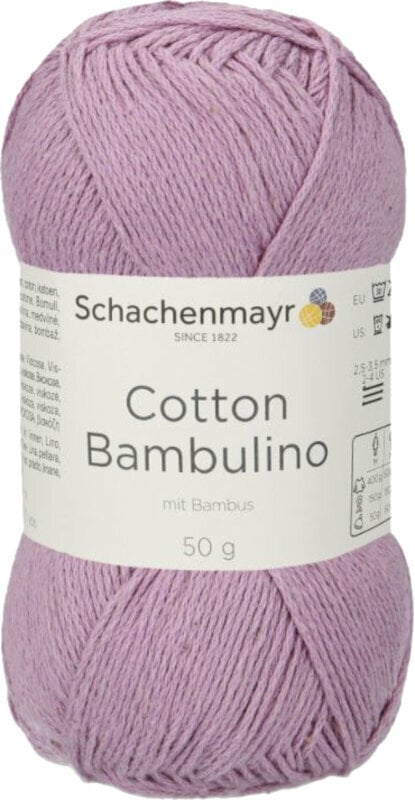 Przędza dziewiarska Schachenmayr Cotton Bambulino 00047 Lilac