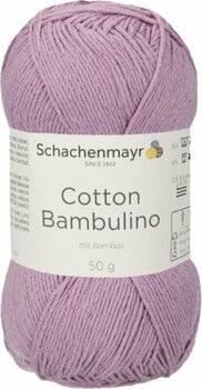 Pređa za pletenje Schachenmayr Cotton Bambulino 00047 Lilac - 1