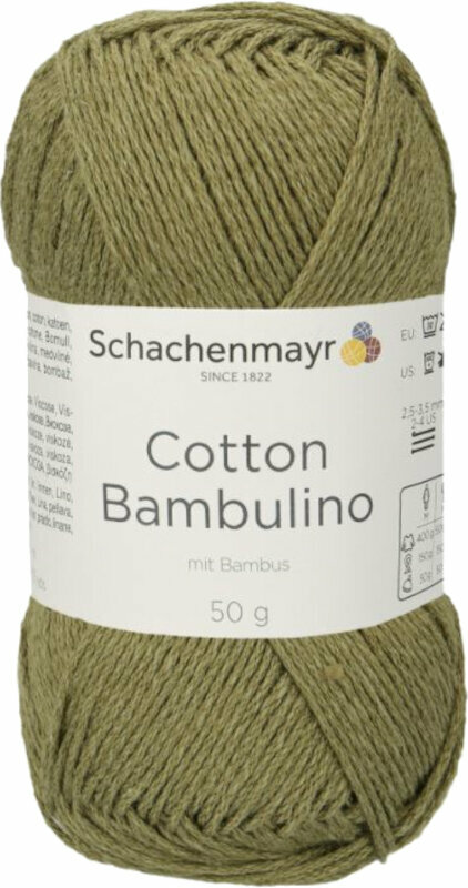 Knitting Yarn Schachenmayr Cotton Bambulino 00070 Knitting Yarn
