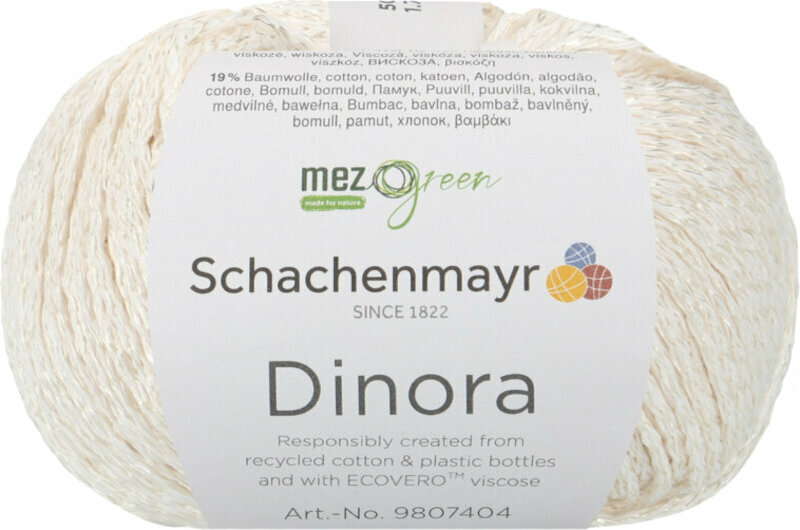 Knitting Yarn Schachenmayr Dinora 00002 Nature Knitting Yarn