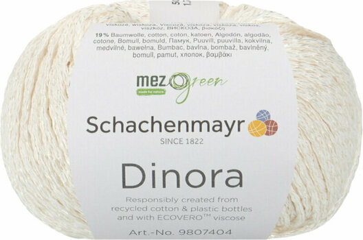 Knitting Yarn Schachenmayr Dinora 00002 Nature Knitting Yarn - 1