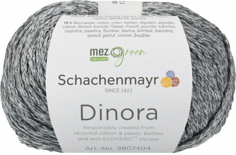 Knitting Yarn Schachenmayr Dinora 00092 Gray
