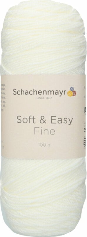 Kötőfonal Schachenmayr Soft & Easy Fine 00002 Nature