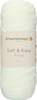 Kötőfonal Schachenmayr Soft & Easy Fine 00002 Nature - 1