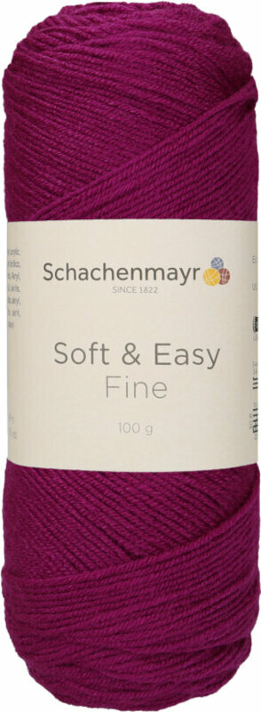 Knitting Yarn Schachenmayr Soft & Easy Fine 00034 Orchid Knitting Yarn