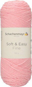 Fios para tricotar Schachenmayr Soft & Easy Fine Fios para tricotar 00035 Pink - 1