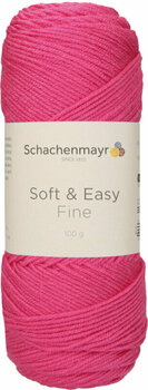 Knitting Yarn Schachenmayr Soft & Easy Fine 00036 Pink Knitting Yarn - 1