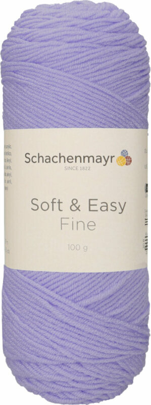 Плетива прежда Schachenmayr Soft & Easy Fine 00045 Lilac