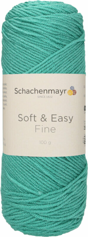 Плетива прежда Schachenmayr Soft & Easy Fine 00065 Sea Green