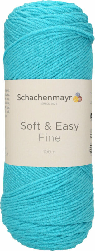 Strickgarn Schachenmayr Soft & Easy Fine 00066 Turquoise Strickgarn