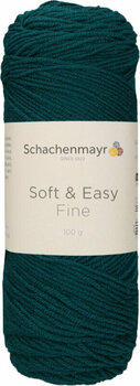 Fios para tricotar Schachenmayr Soft & Easy Fine 00069 Teal - 1