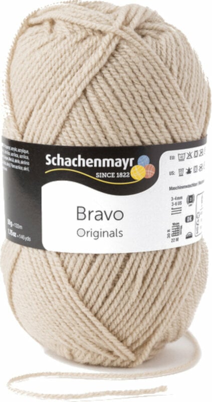 Knitting Yarn Schachenmayr Bravo Originals 08345 Linen Knitting Yarn