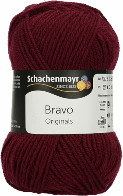 Knitting Yarn Schachenmayr Bravo Originals Knitting Yarn 08045 Blackberry