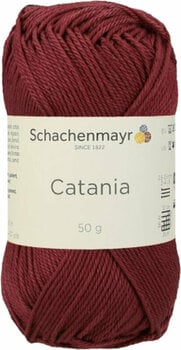 Fil à tricoter Schachenmayr Catania 00425 Burgundy - 1