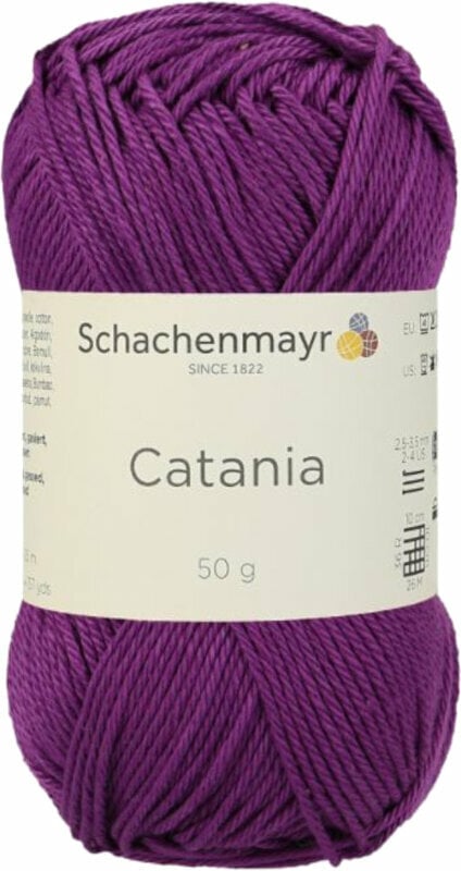 Fios para tricotar Schachenmayr Catania Fios para tricotar 00282 Phlox