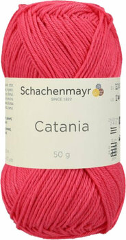 Knitting Yarn Schachenmayr Catania 00256 Raspberry Knitting Yarn - 1