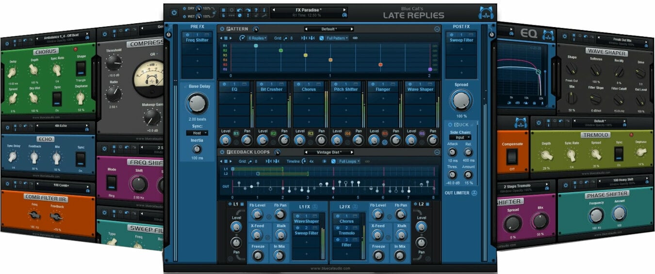 Wtyczka FX Blue Cat Audio Late Replies (Produkt cyfrowy)