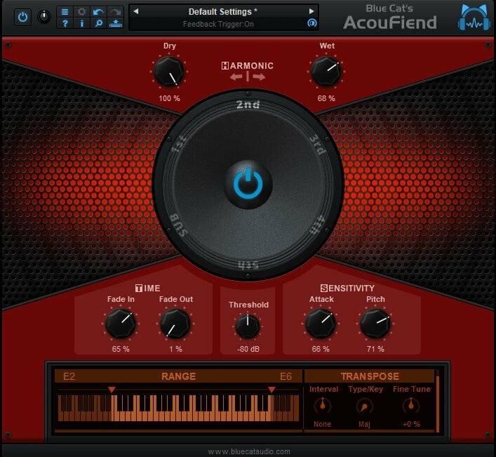 Virtuális effekt Blue Cat Audio AcouFiend (Digitális termék)