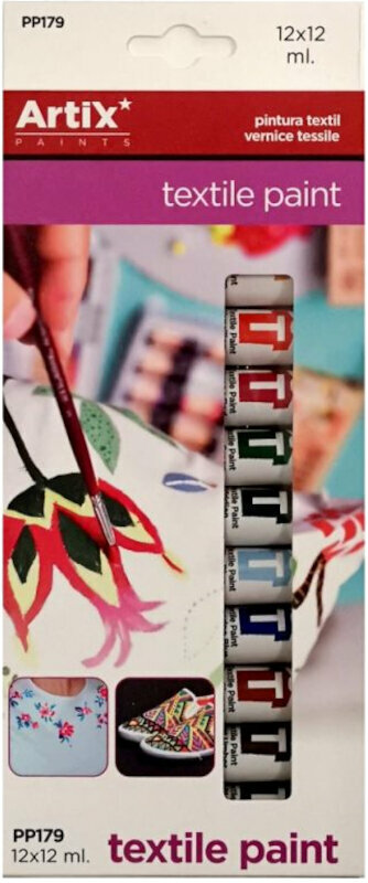 Kangavärv Madrid Papel Textile Paint Set 12X12 ml