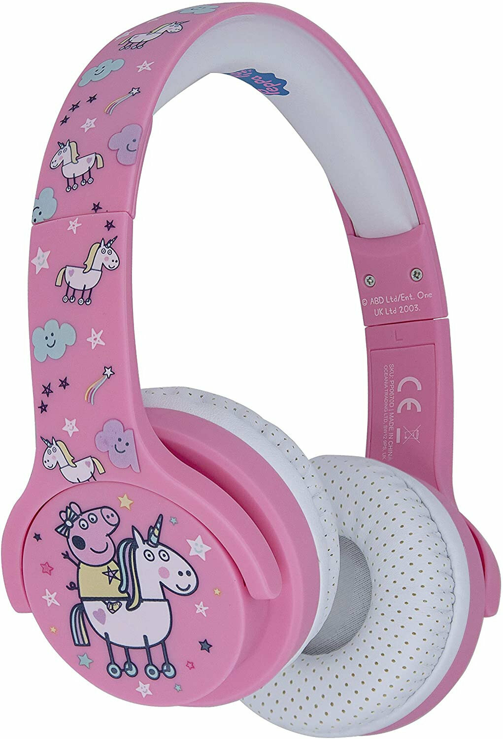 Écouteurs pour enfants OTL Technologies Peppa Pig Bluetooth Pink Écouteurs pour enfants