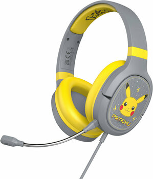 Slúchadlá pre deti OTL Technologies PRO G1 Pokémon Pikachu Grey - 1