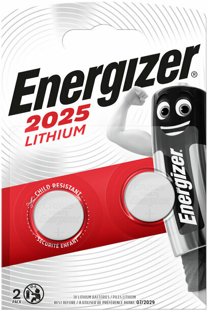 CR2025 Elem Energizer CR2025