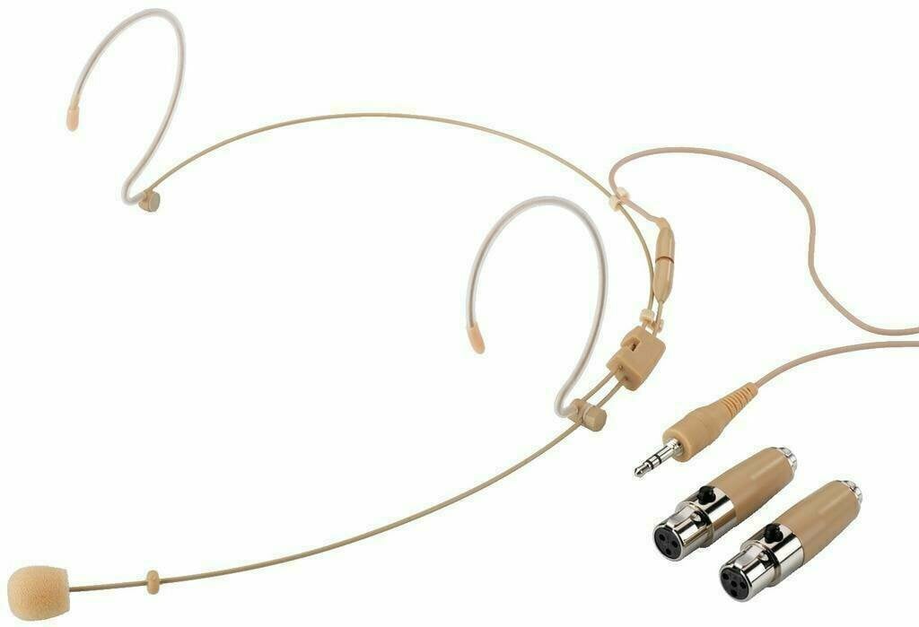 Micrófono de condensador para auriculares IMG Stage Line HSE152A/SK Micrófono de condensador para auriculares